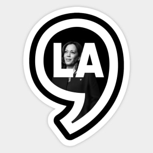 Comma La - Kamala Harris Sticker